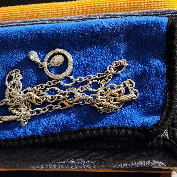 Judith Ripka Sterling Silver Charm Pendant - Picture 9 of 14